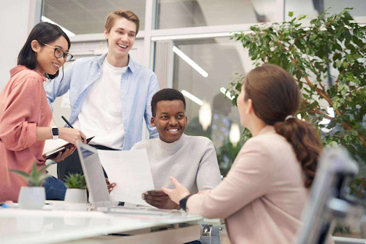 Remote work team